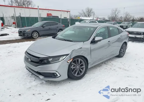 2021 Honda Civic Ex z USA, uszkodzony, nr VIN 19XFC1F35ME012425